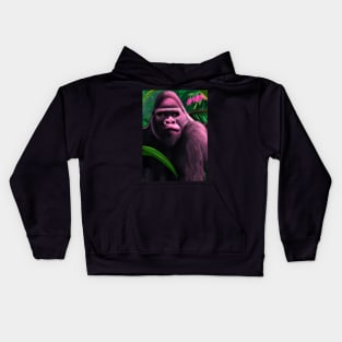 Pink Gorilla Kids Hoodie